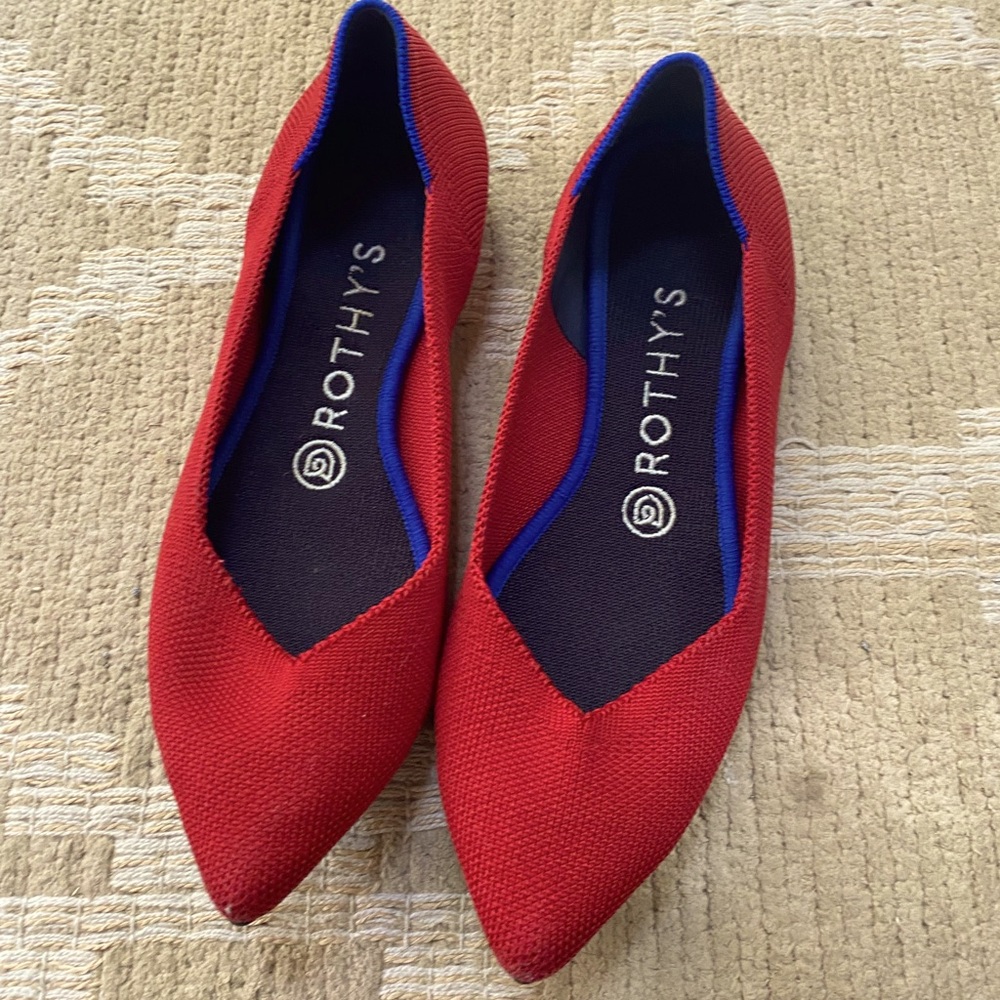 Rothy’s size 7 flats. Like new